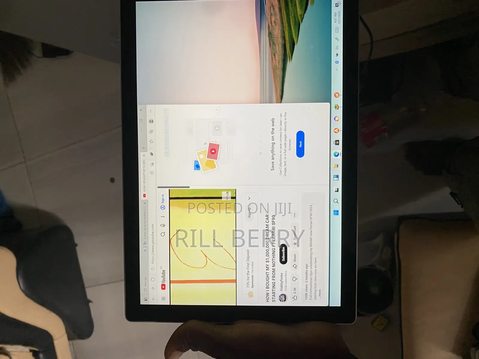 Laptop Microsoft Surface Pro 5 8GB Intel Core i5 HDD 256GB