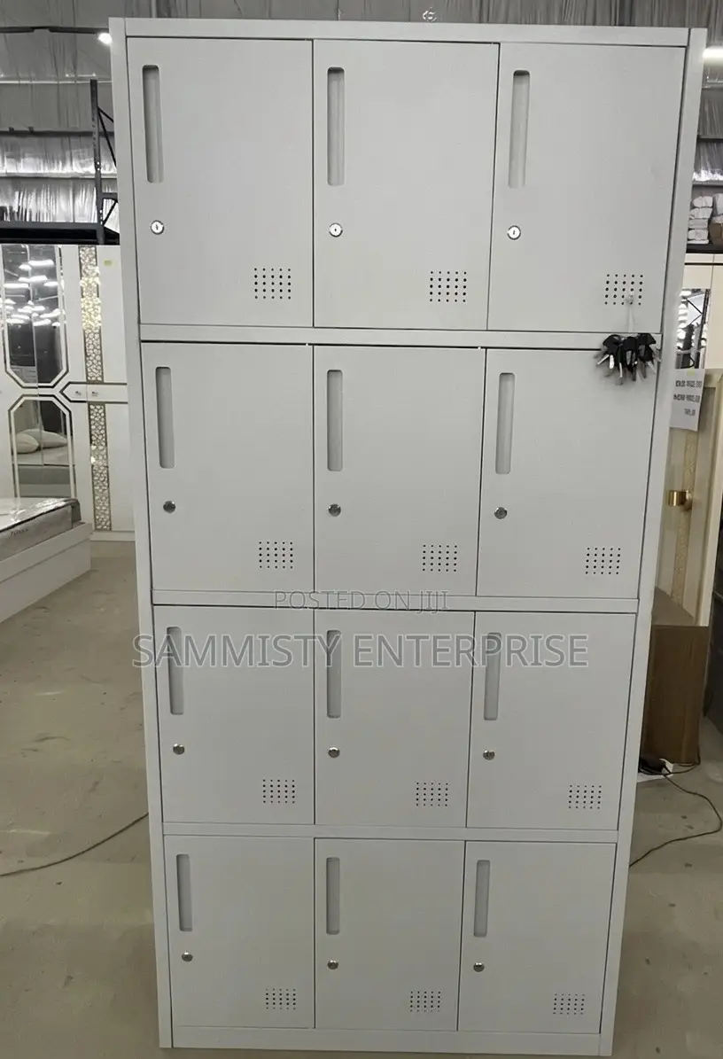 12-Door Heavy Duty Metal Office Locker