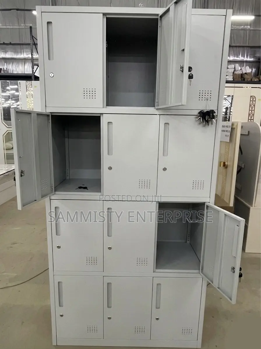 12-Door Heavy Duty Metal Office Locker