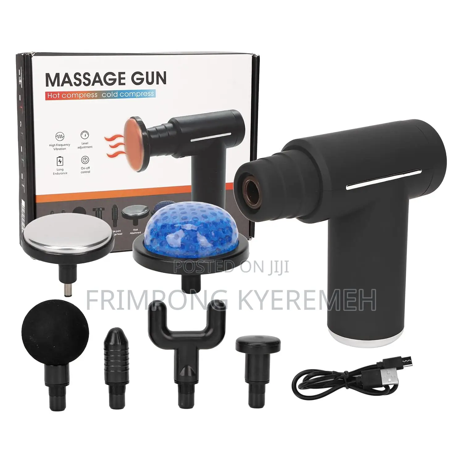 Electric Massage Gun, Portable Handheld Muscle Massager.