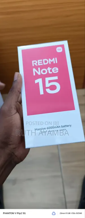 New Xiaomi Redmi Note 15 128 GB Black
