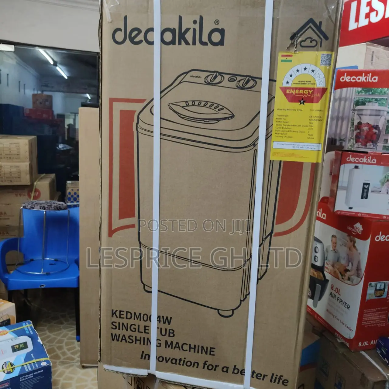 Decakila's Finest Top Load Washing Machine With 7kg Capacity