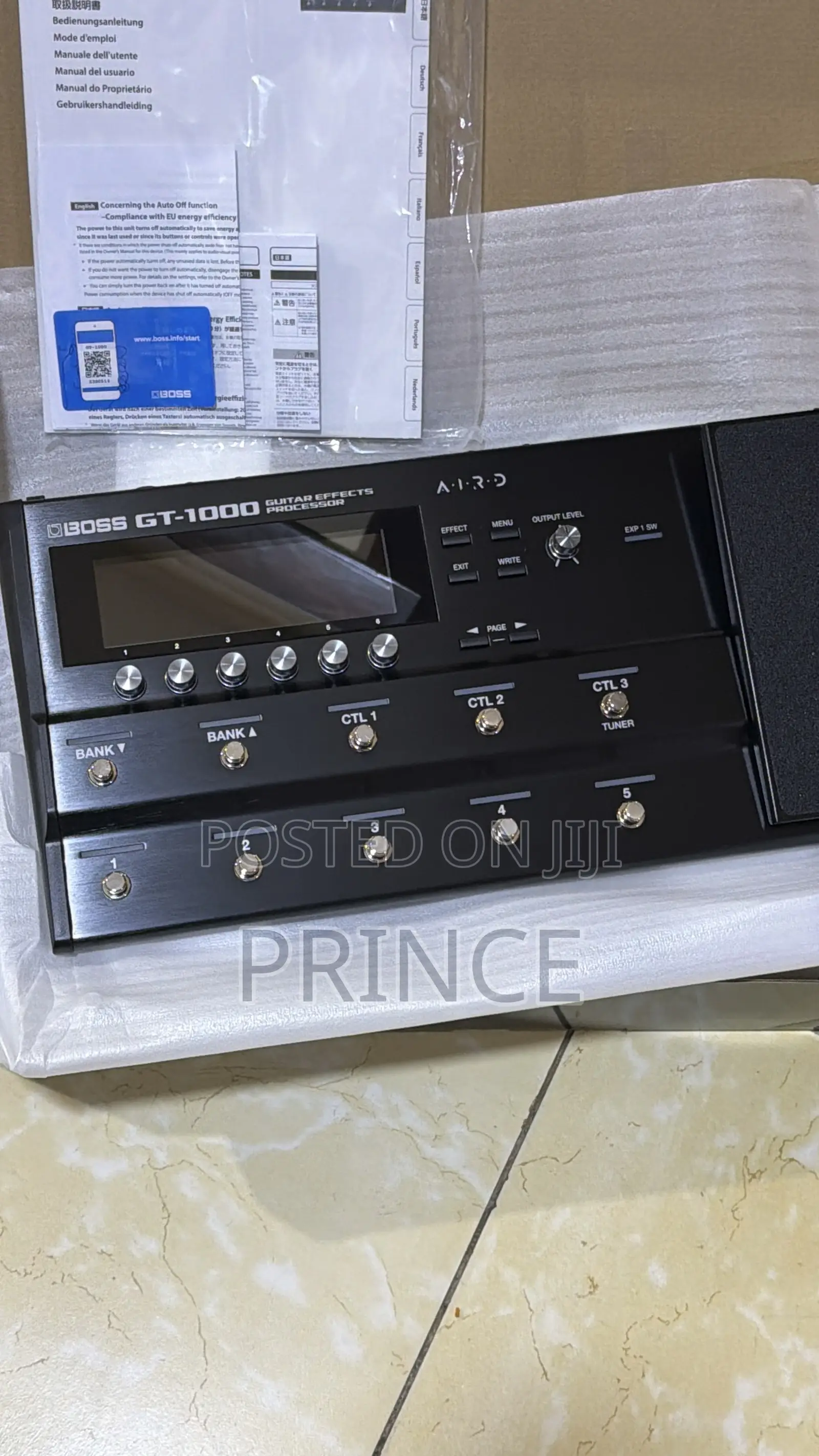 Boss Gt 1000 Guitar Effects Pedal