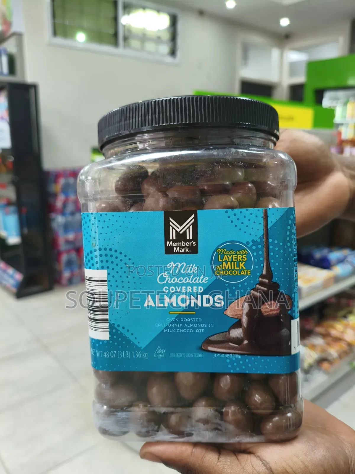  Member’S Mark Milk Chocolate Covered Almonds 48oz