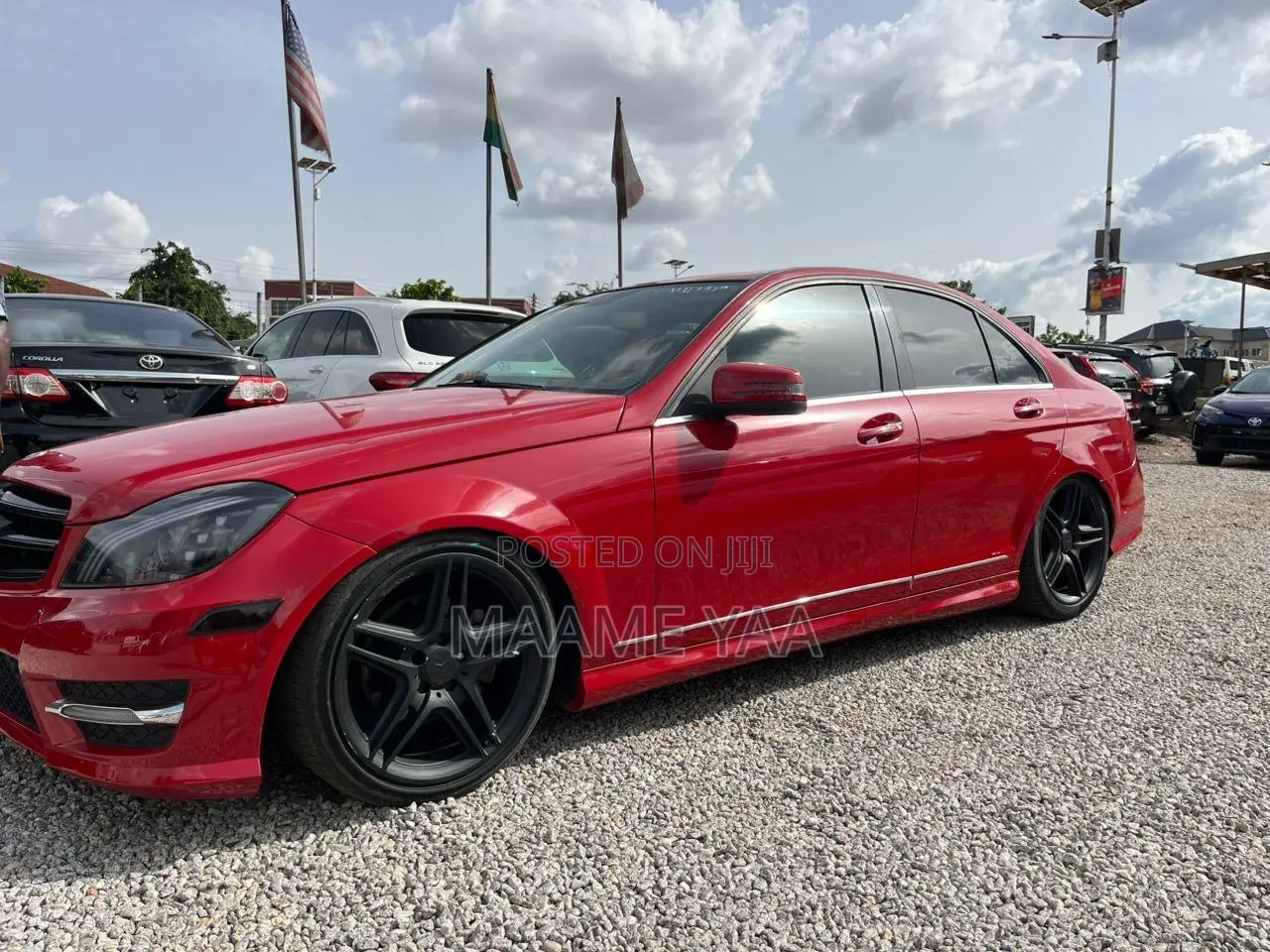 Mercedes-Benz C250 2014 Red