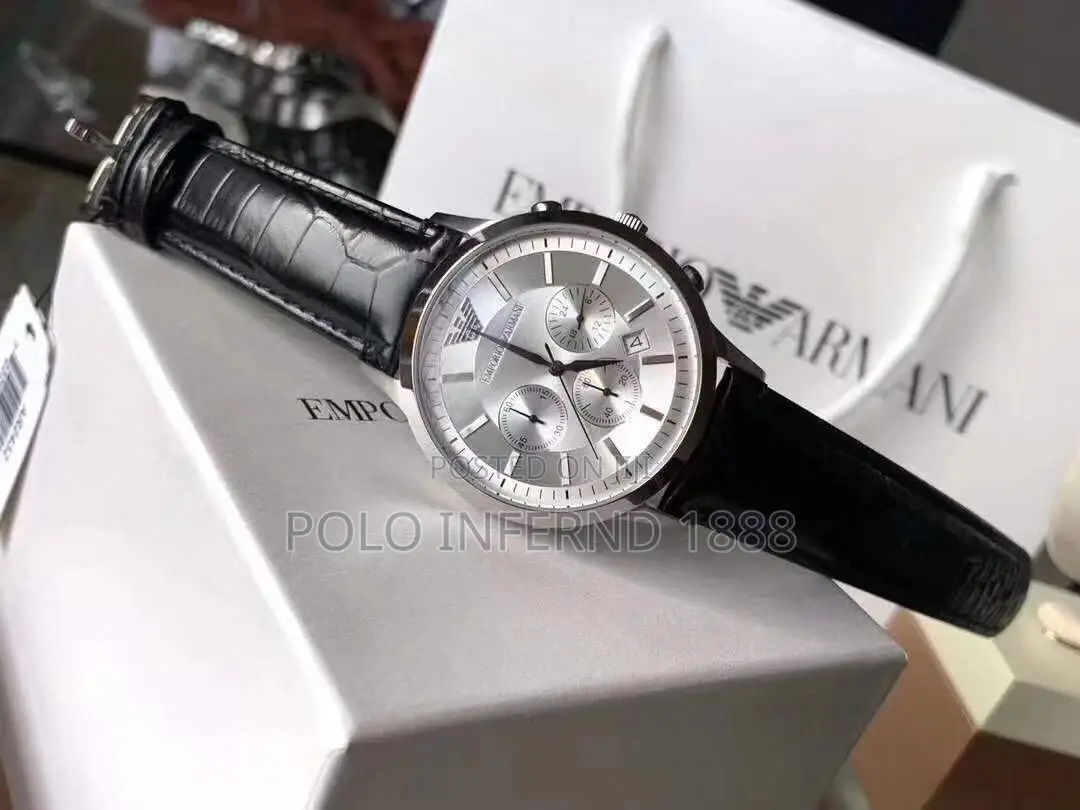 Armani Leather Watch