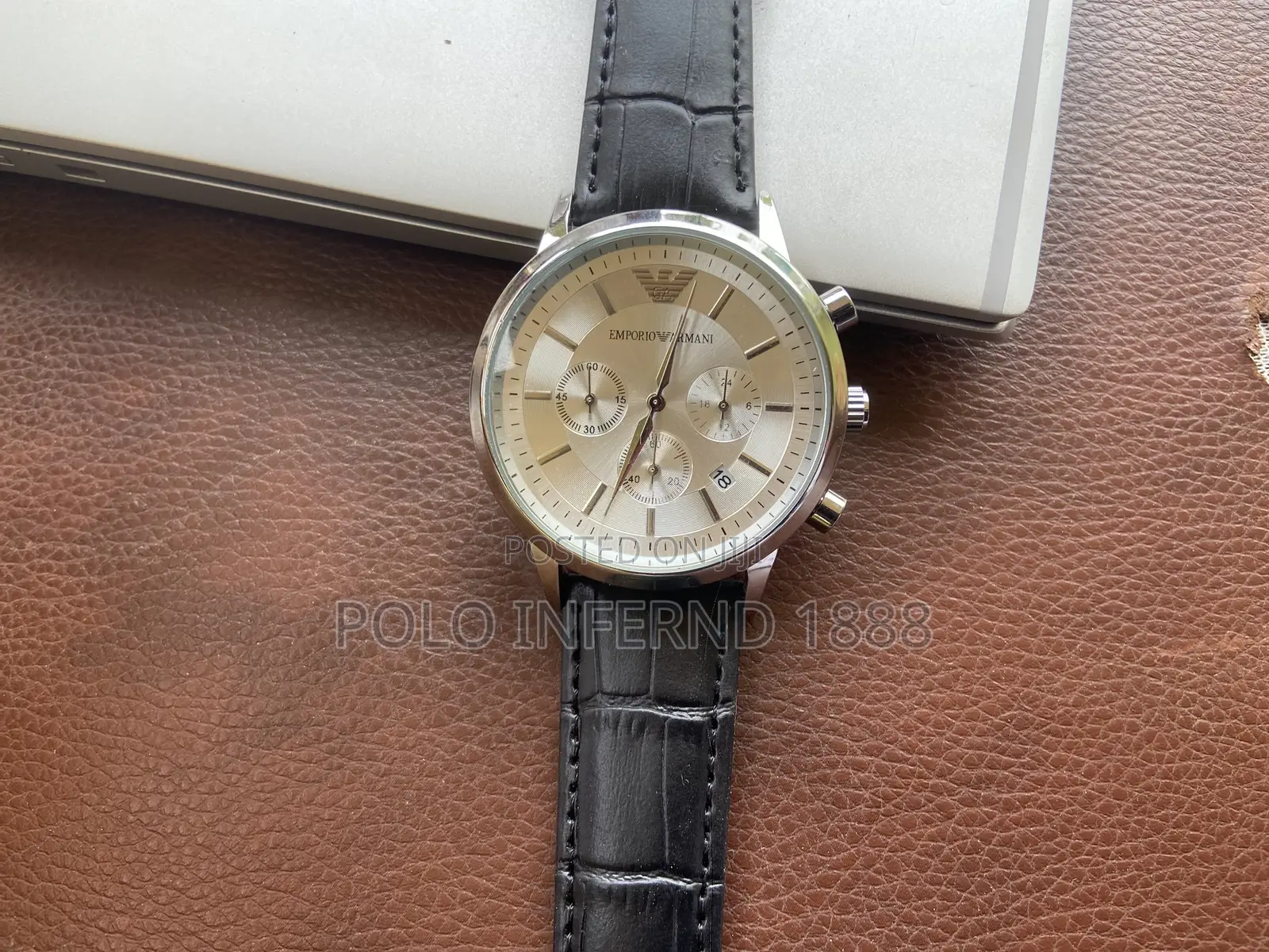Armani Leather Watch