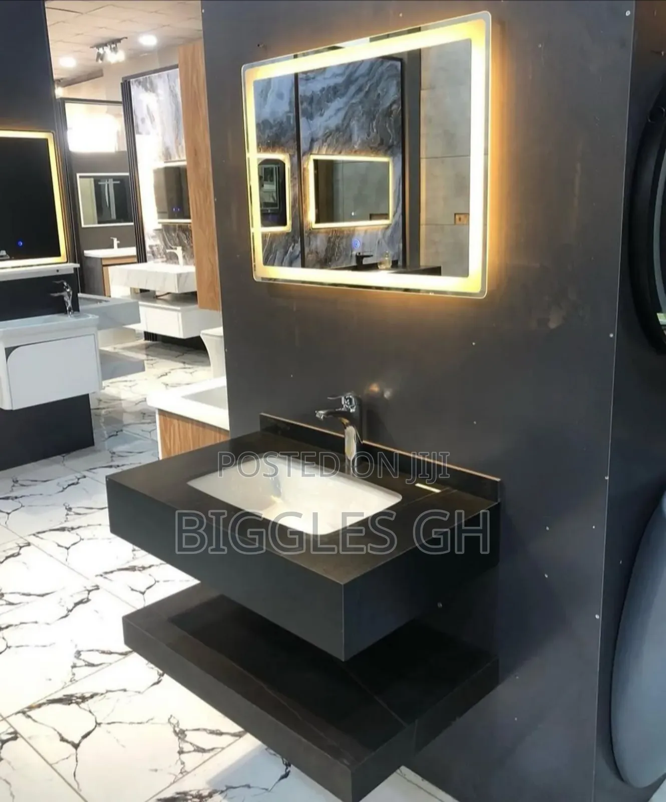 Vanity Basin With Led Mirror-60cm