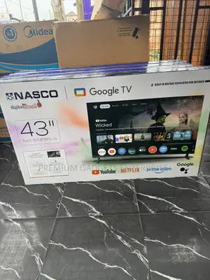 Nasco 43" Led Full Hd Smart Frameless Google Tv | Voice Control