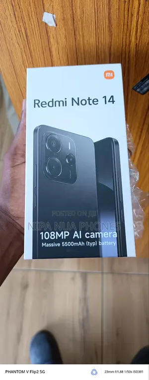 New Xiaomi Redmi Note 14 4G 128 GB Black