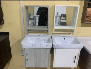 Small Cabinet Basin With Mirror