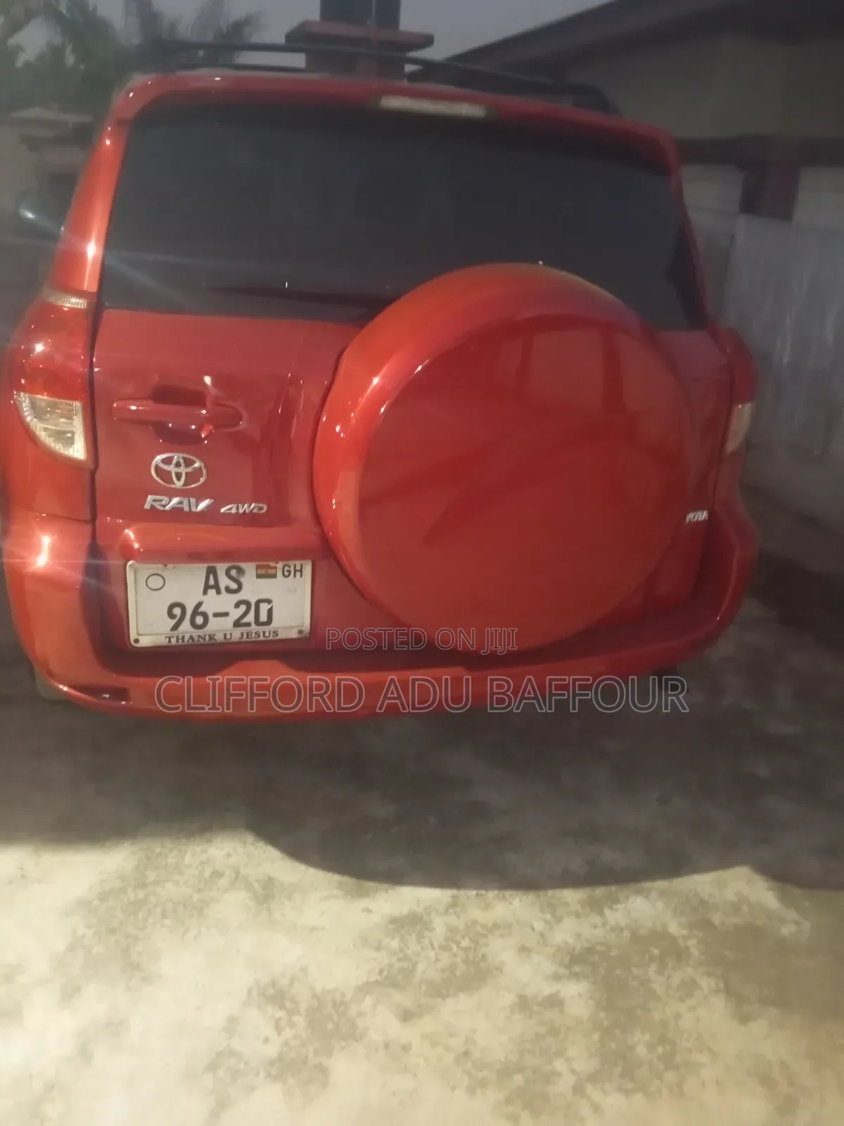 Toyota RAV4 2.4 2008 Red