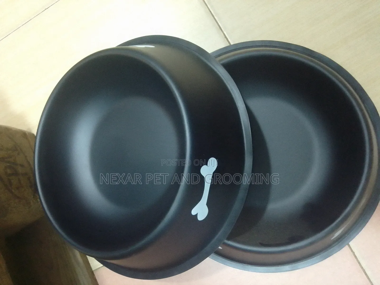 Dog Eating Bowl Stainless Steel Pet Bowl Medium Size