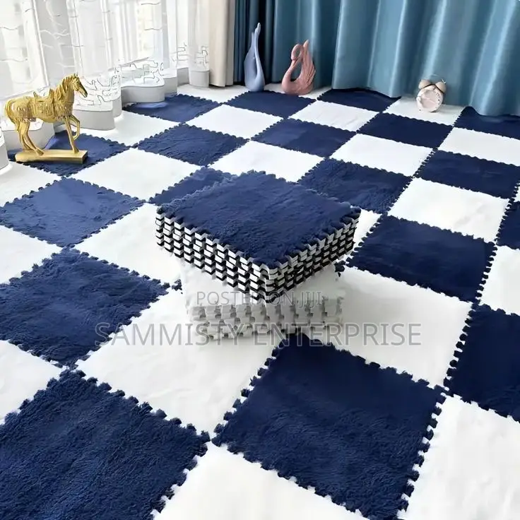 Plush Interlocking Floor Mats