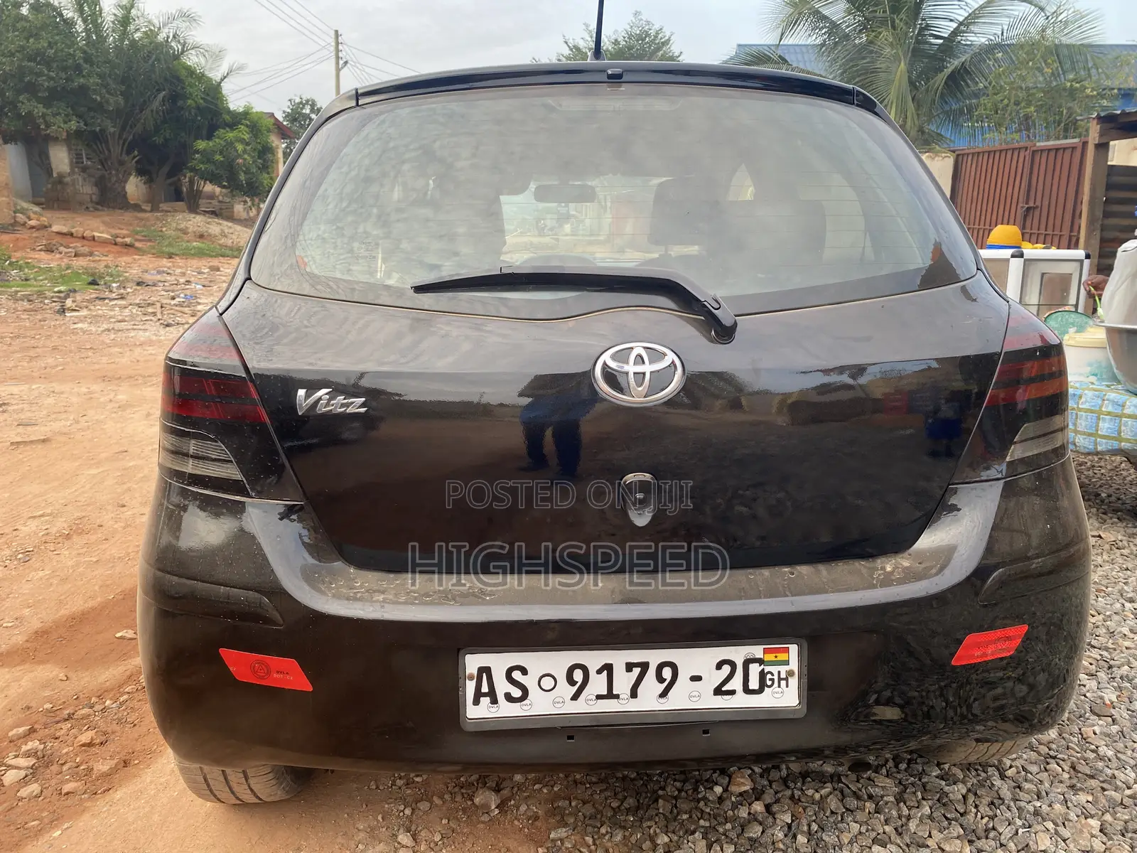 Toyota Vitz 1.0 FWD 3dr 2008 Black