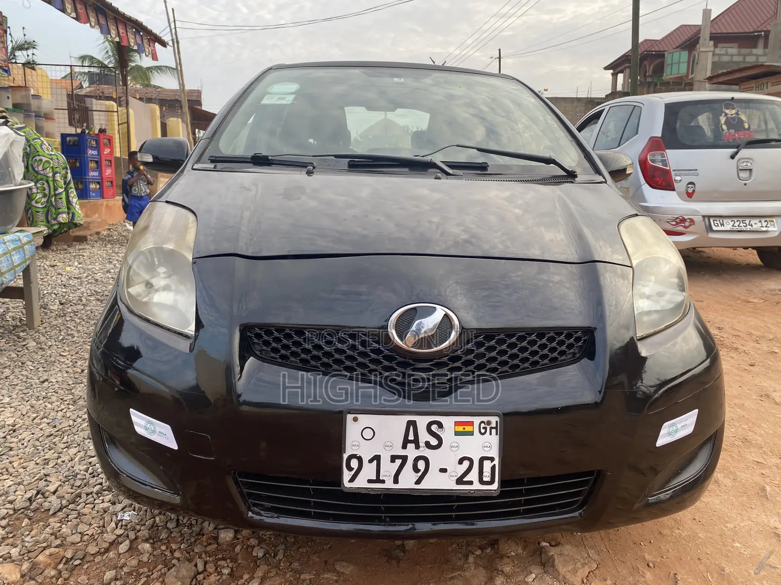 Toyota Vitz 1.0 FWD 3dr 2008 Black