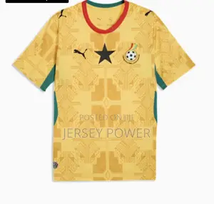 Ghana World Cup 26 Away Gold/Yellow Jersey