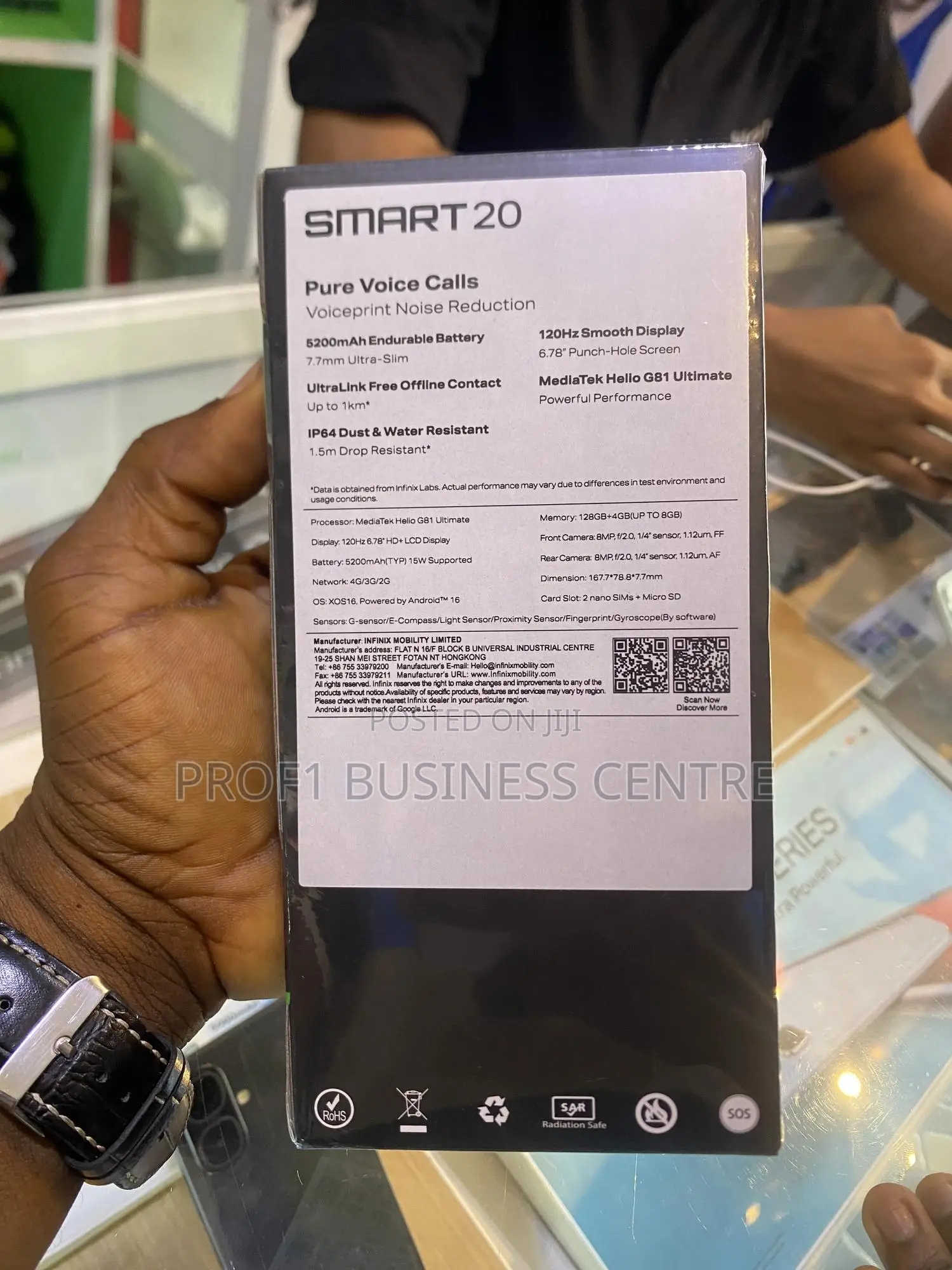 New Mobile Phone 128 GB Black