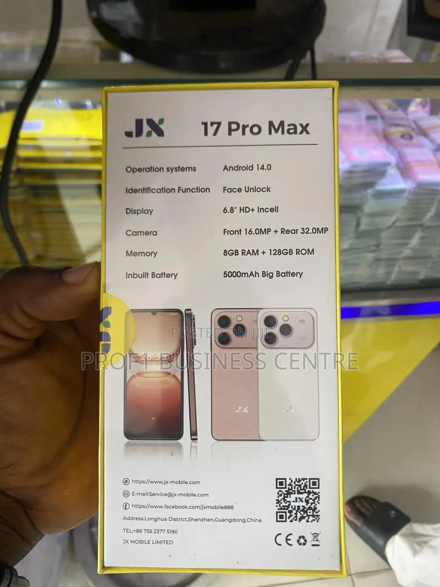 New Mobile Phone 128 GB Black