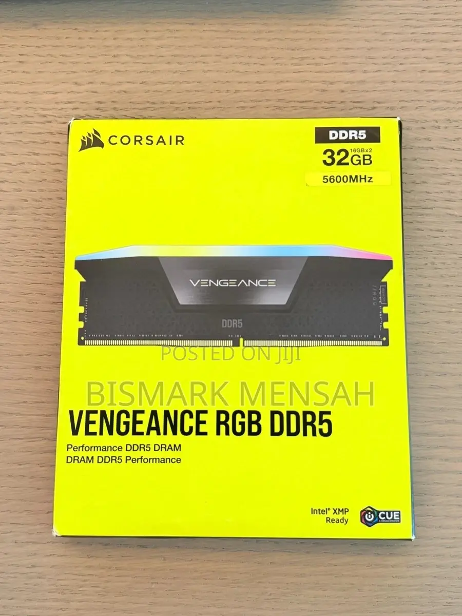 Corsair Vengeance RGB 32gb (2x16gb) Ddr5
Ram