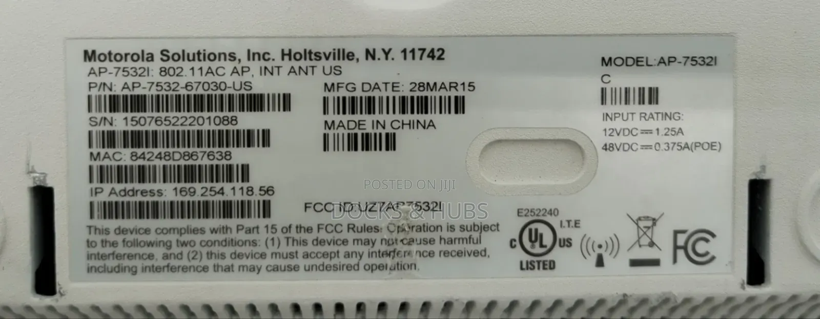 Motorola Ap-7532i Ap-7532 802.11ac Ap Wireless Access Points