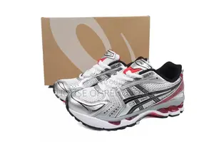 Asics Gel-Kayano 14 White Classic Red Sneakers