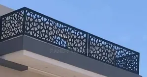 Laser‐Cut Metal Balcony Railing
