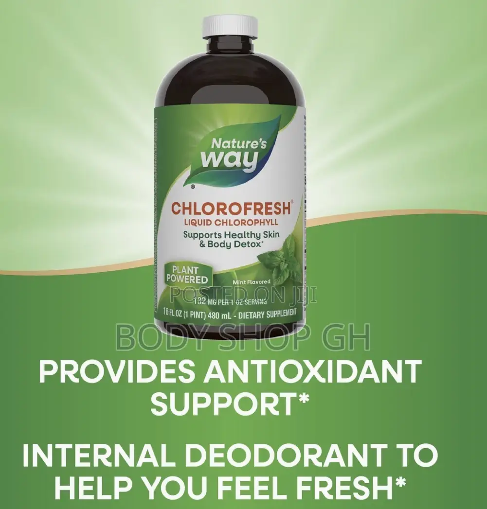 Nature’S Way Chlorofresh Liquid Chlorophyll - Internal Deodorant, 16oz