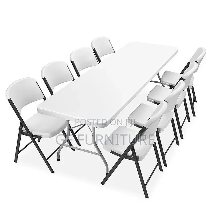 Folding Table and Chair Set(8chairs)