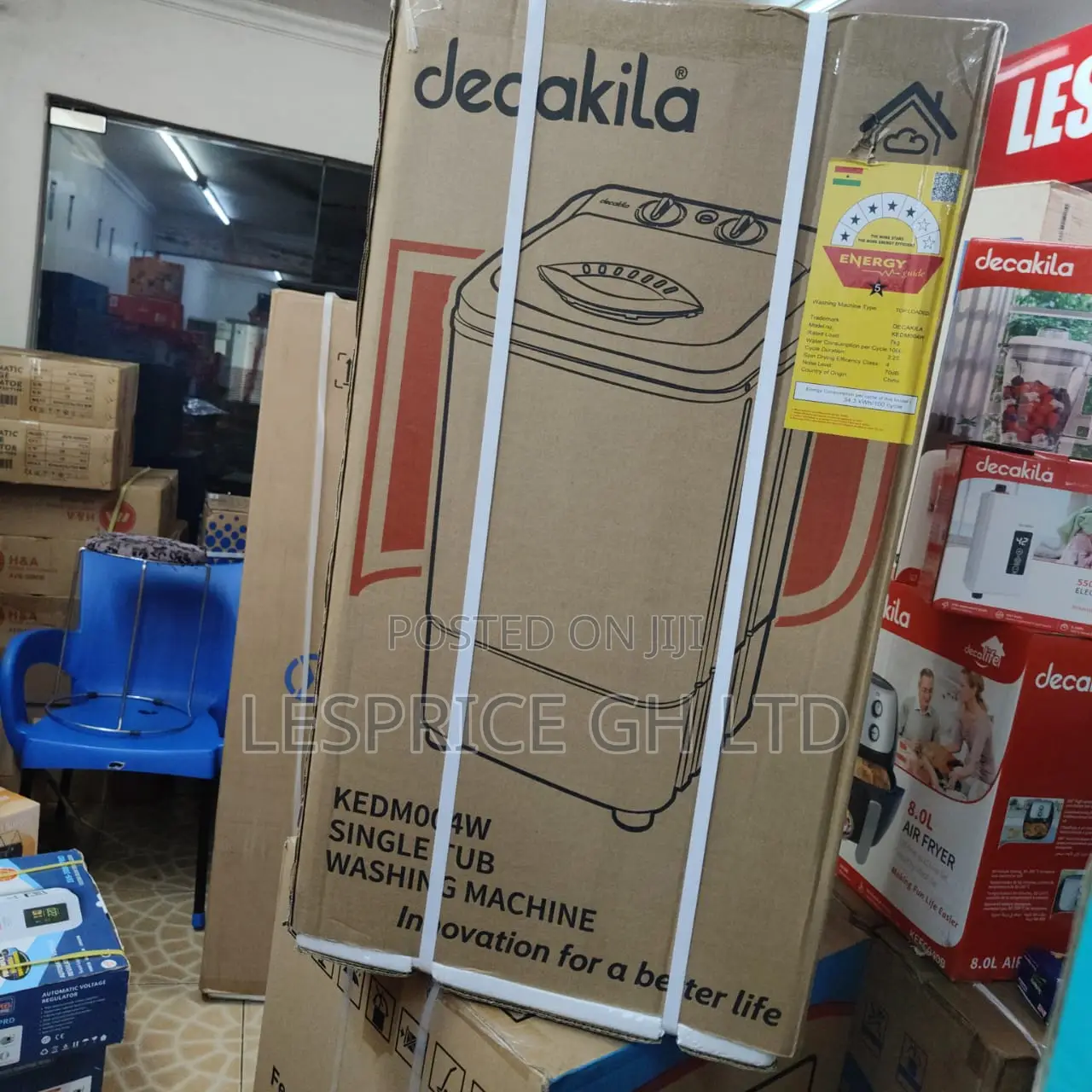 Excellently Designed Single Tub Washing Machine From Decakila