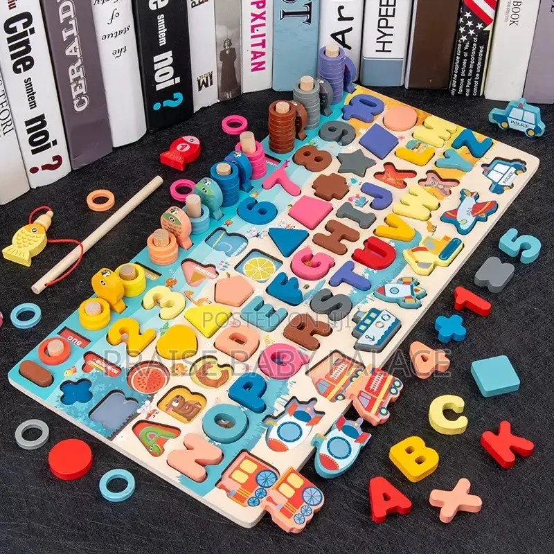 Children Traffic Matching Learning Board