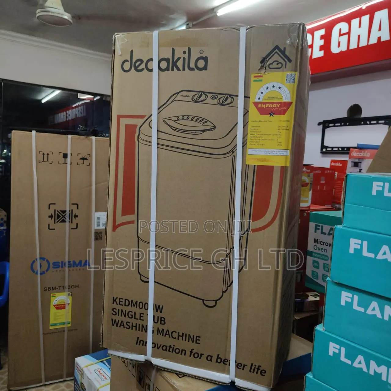 Mega Price Cut on Our Single Tub 7kg Washing Machine From Decakila