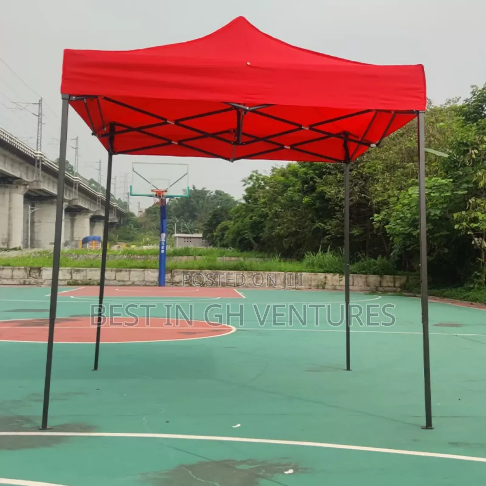 Red 2mx2m Foldable Canopy