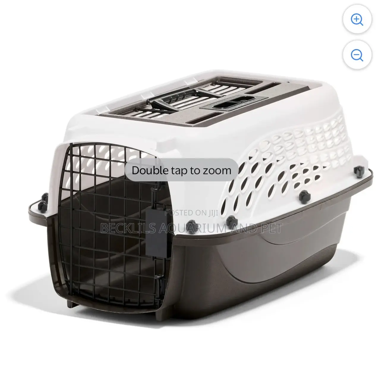 2 Door Way Plastic Acrylic Dog Cage