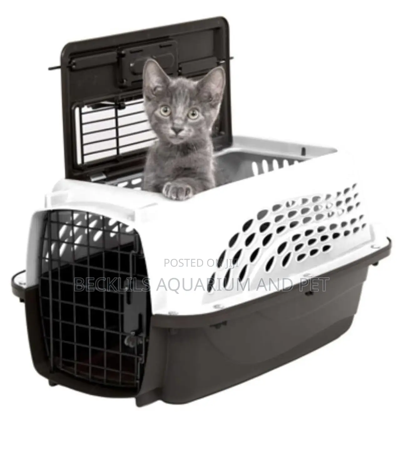 2 Door Way Plastic Acrylic Dog Cage