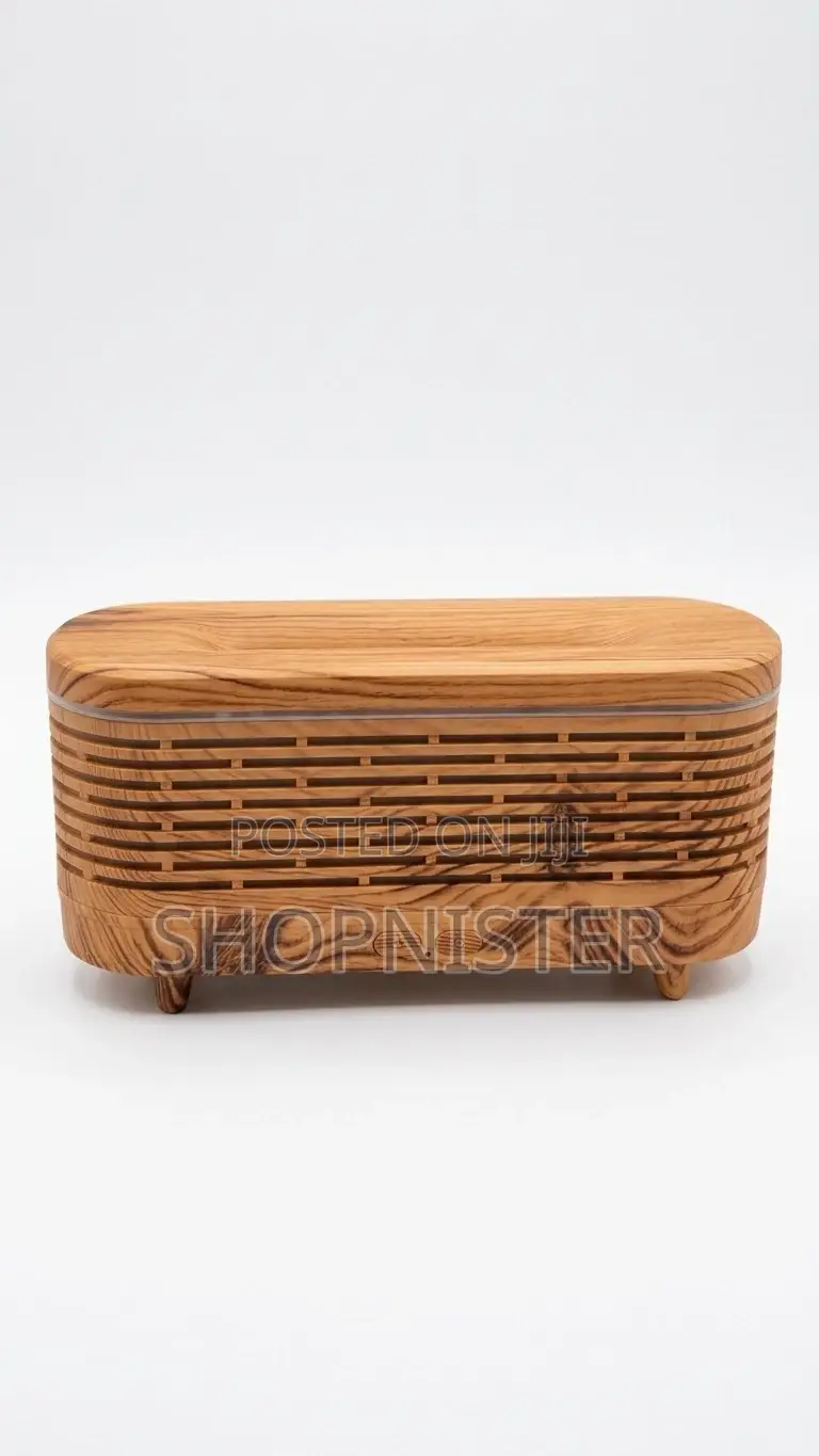 Luxury Wood-Finish Essential Oil Diffuser