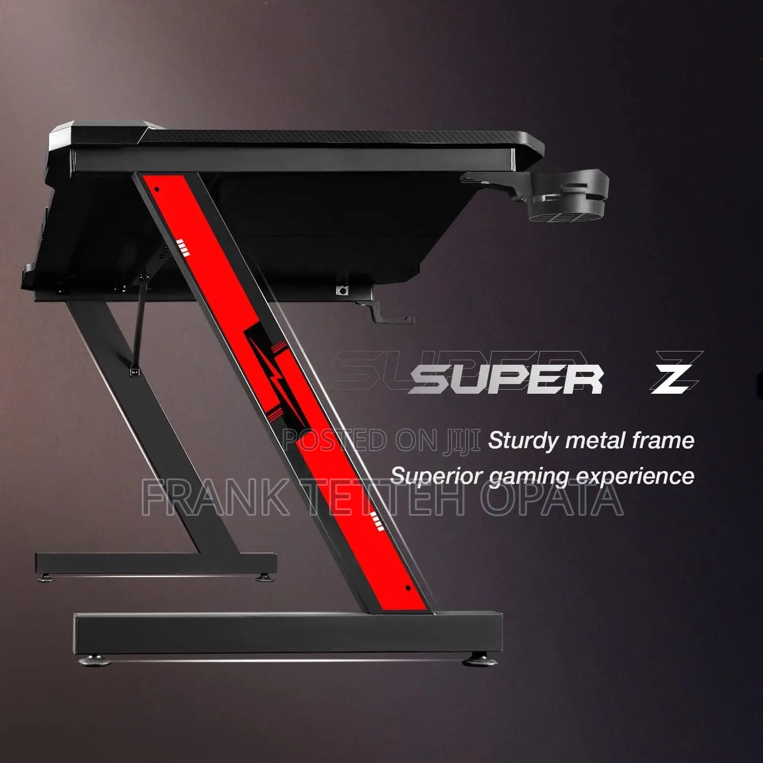 Gaming Table Black