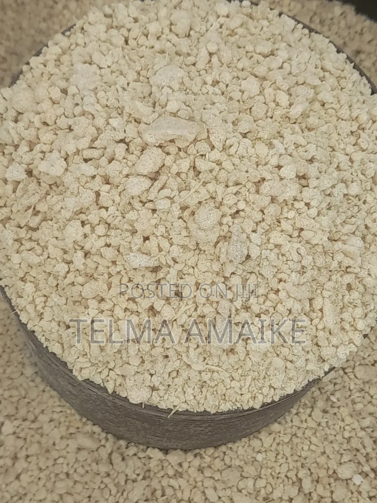 Biscuit Yelow/White Garri. Yellow ( No Coloured) and White Available .