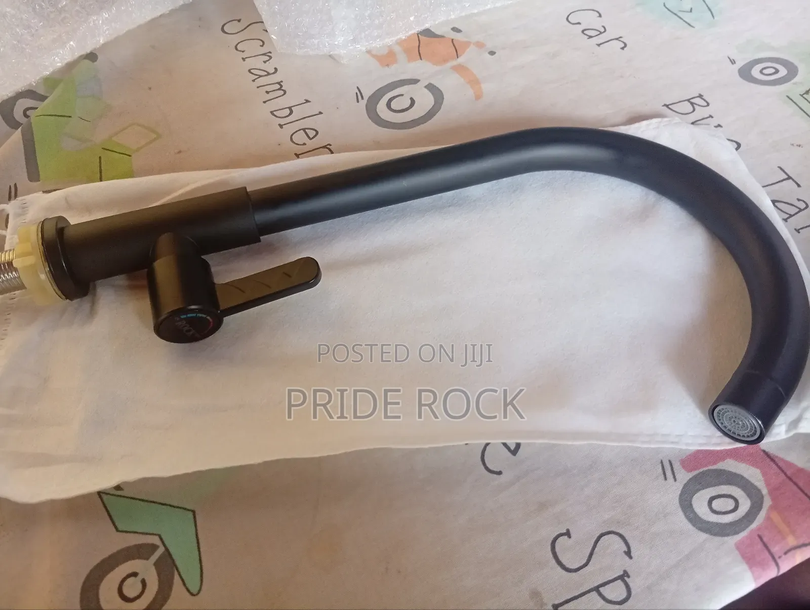 Black Single Kitchen Sink Tap, Faucet
