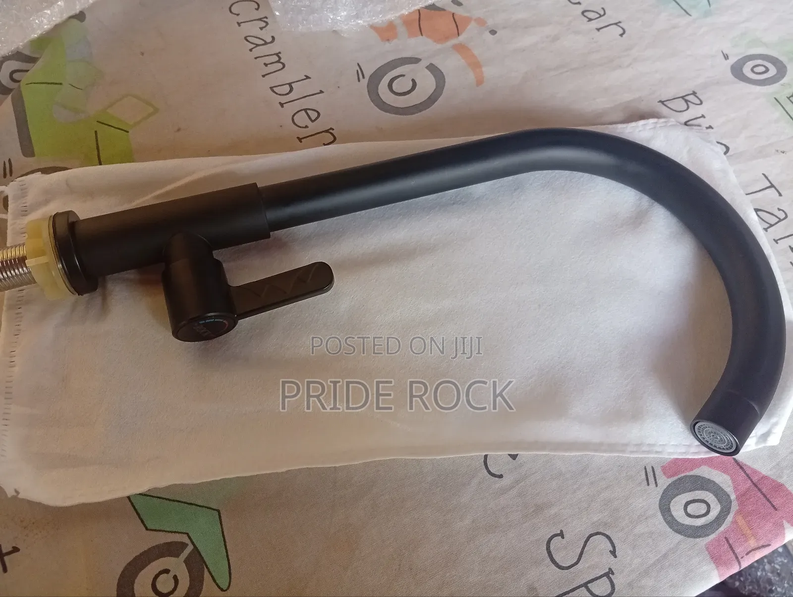 Black Single Kitchen Sink Tap, Faucet