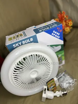 Modern Ceiling Fan With Light Remote Control 2 in 1 Design