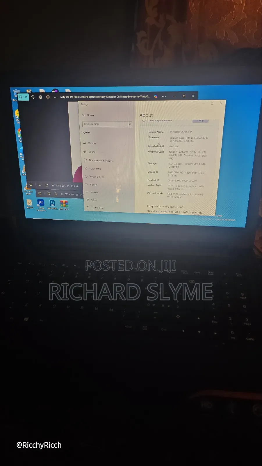 Laptop Lenovo IdeaPad 100 8GB Intel Core i3 SSD 1T