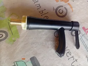 Black Single Basin Tap, Kitchen Lifted Tap