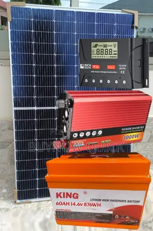 Affordable 3kva Lithium Solar Generator Best Package 3kw Bye to Dumsor