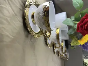Royal Ceramic Tea Set Luxury Gold Design