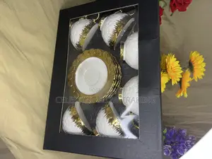 Royal Ceramic Tea Set Luxury Gold Design