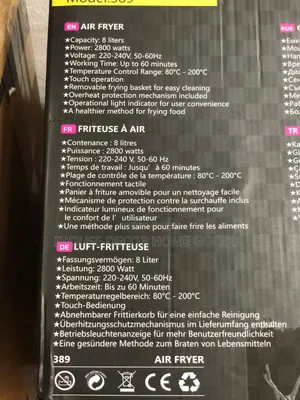 8litres Air Fryer