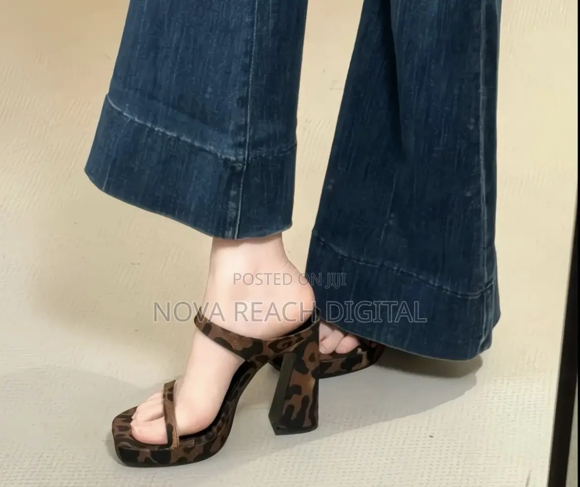 Tiger Print Women Heels
