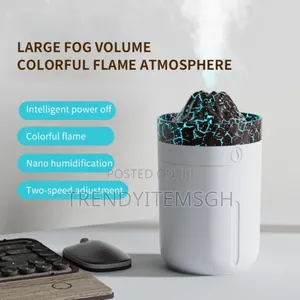 Portable Volcano Crack Aroma Air Humidifier