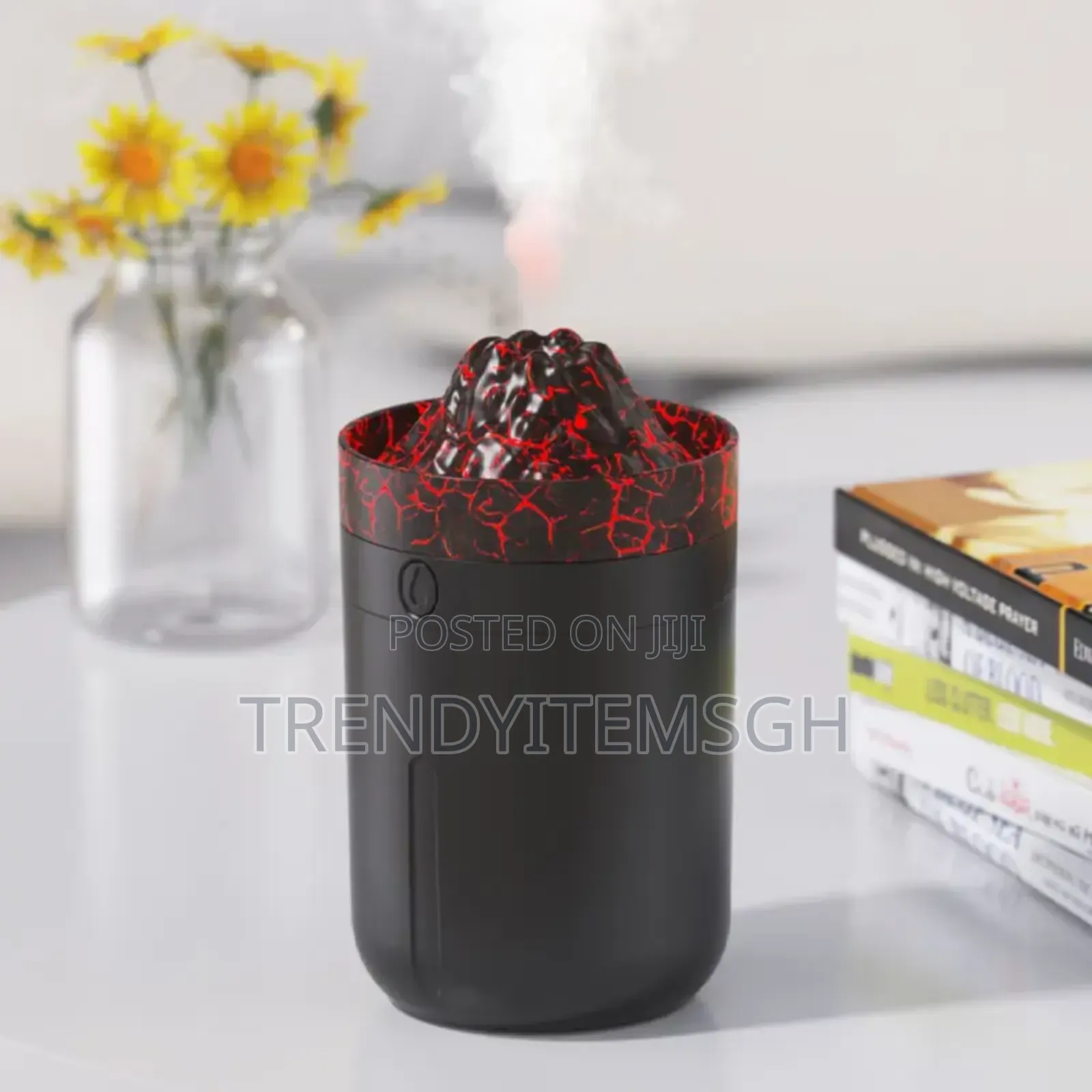 Portable Volcano Crack Aroma Air Humidifier